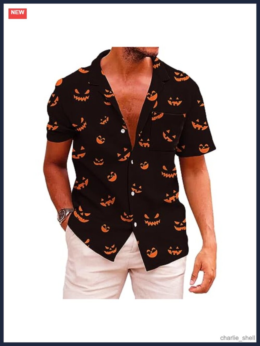 Mens Hawaiian Button Down Shirt Polyester Spandex Tropical Vacation